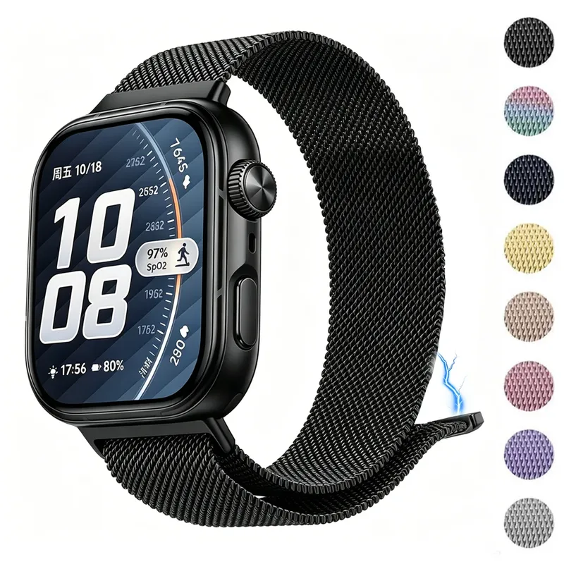Bracelet milanais pour Huawei Watch Fit 3 à 5 Pro