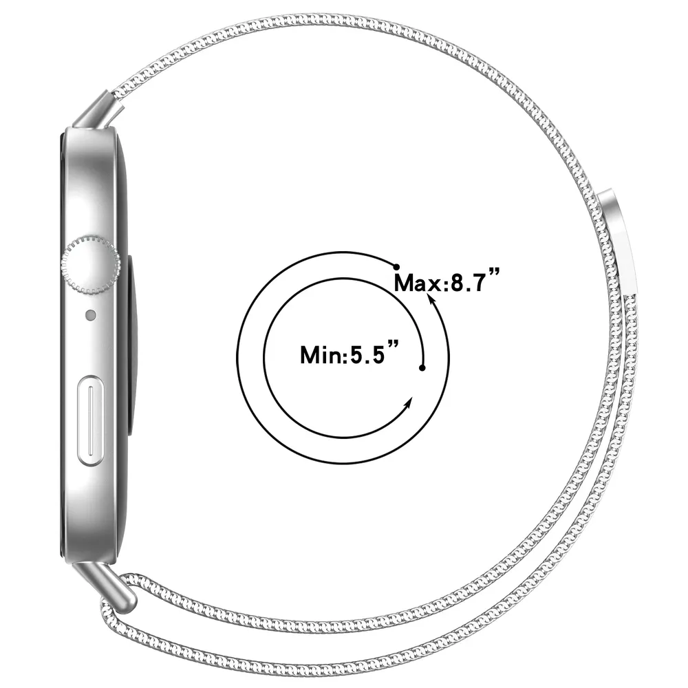 Bracelet milanais pour Huawei Watch Fit 3 à 5 Pro