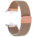 Bracelet milanais pour Redmi Watch 4 5 et Mi Band 8 9 Pro – Couleur du bracelet Rose gold