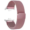 Bracelet milanais pour Redmi Watch 4 5 et Mi Band 8 9 Pro – Couleur du bracelet Rose pink