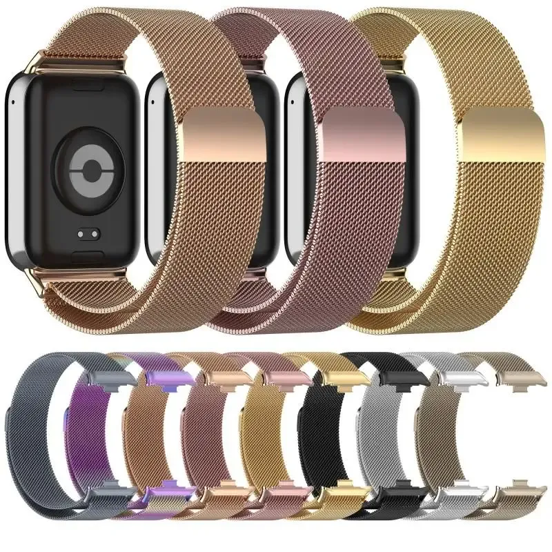 Bracelet milanais pour Xiaomi Mi Band 9 Pro Redmi Watch 4
