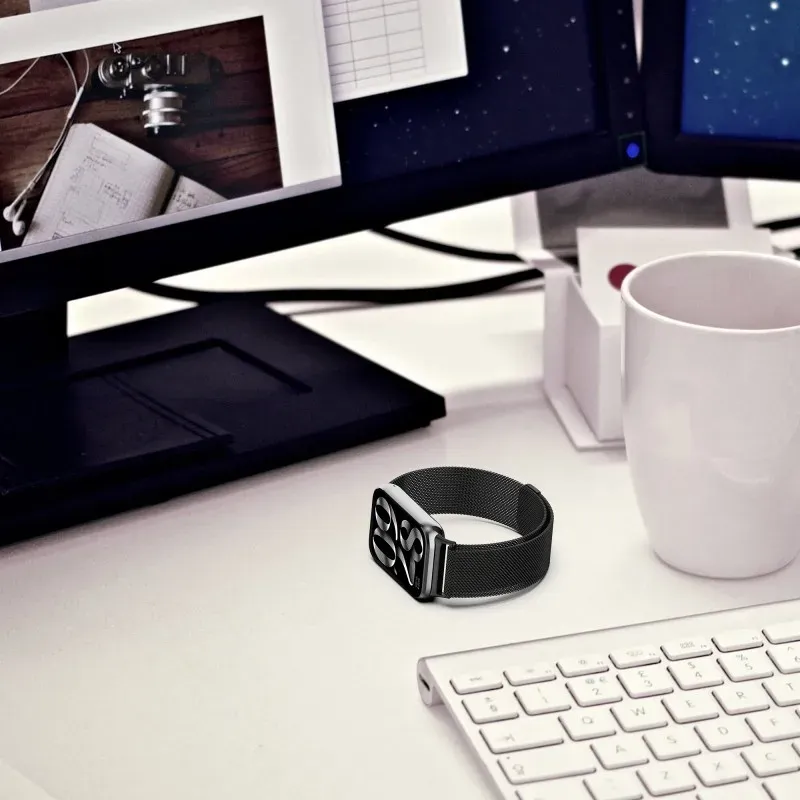 Bracelet milanais pour Xiaomi Mi Band 9 Pro Redmi Watch 4