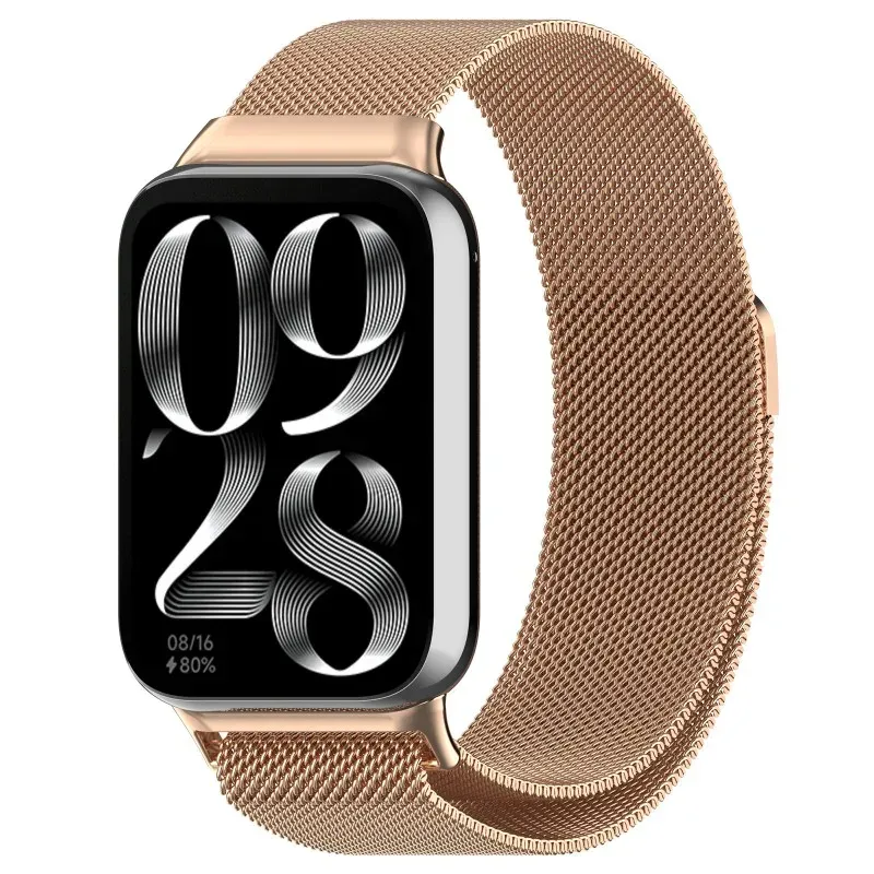 Bracelet milanais pour Xiaomi Mi Band 9 Pro Redmi Watch 4