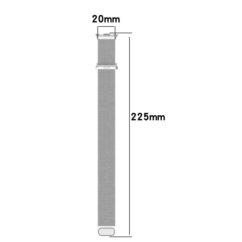 Bracelet milanais pour Xiaomi Mi Band 9 Pro Redmi Watch 4