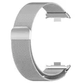 Bracelet milanais pour Xiaomi Mi Band 9 Pro Redmi Watch 4 – Couleur Silver