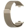 Bracelet milanais pour Xiaomi Mi Band 9 Pro Redmi Watch 4 – Couleur Starlight