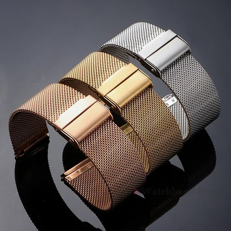 Bracelet milanais universel 12 à 24 mm