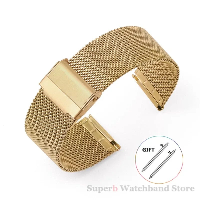 Bracelet milanais universel 12 à 24 mm