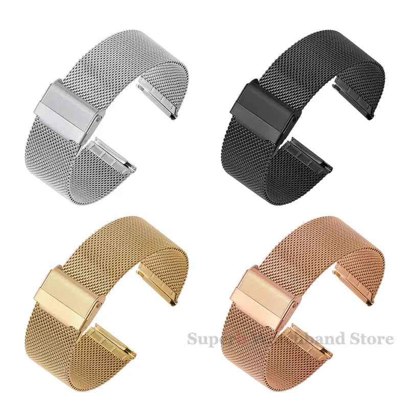 Bracelet milanais universel 12 à 24 mm