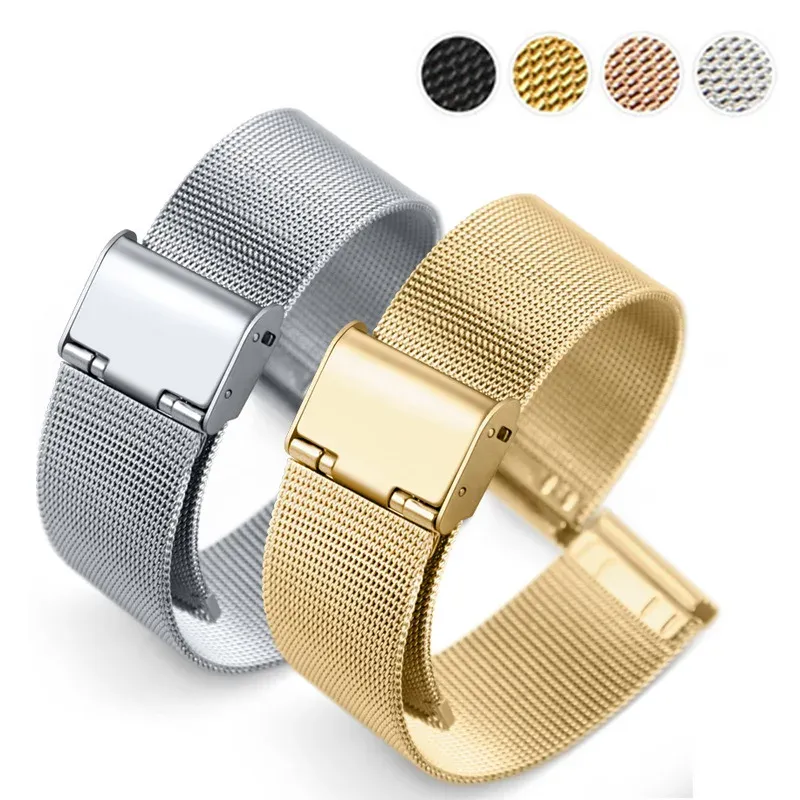 Bracelet milanais universel 18 à 22 mm