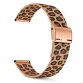Bracelet milanais universel 18 à 22 mm – Couleur du bracelet leopard