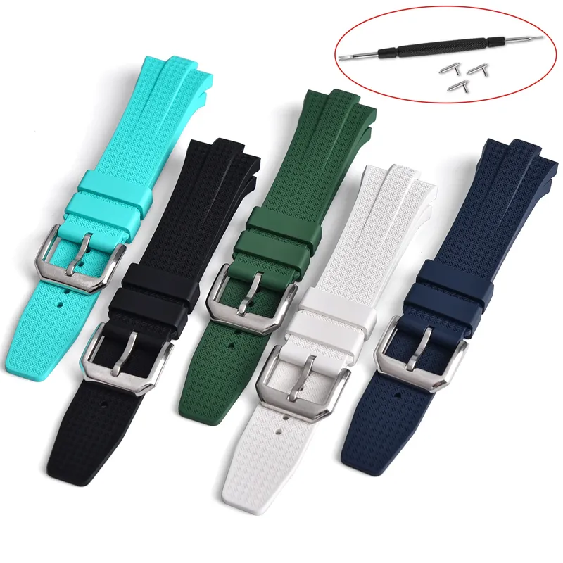 Bracelet montre caoutchouc FKM 22 mm