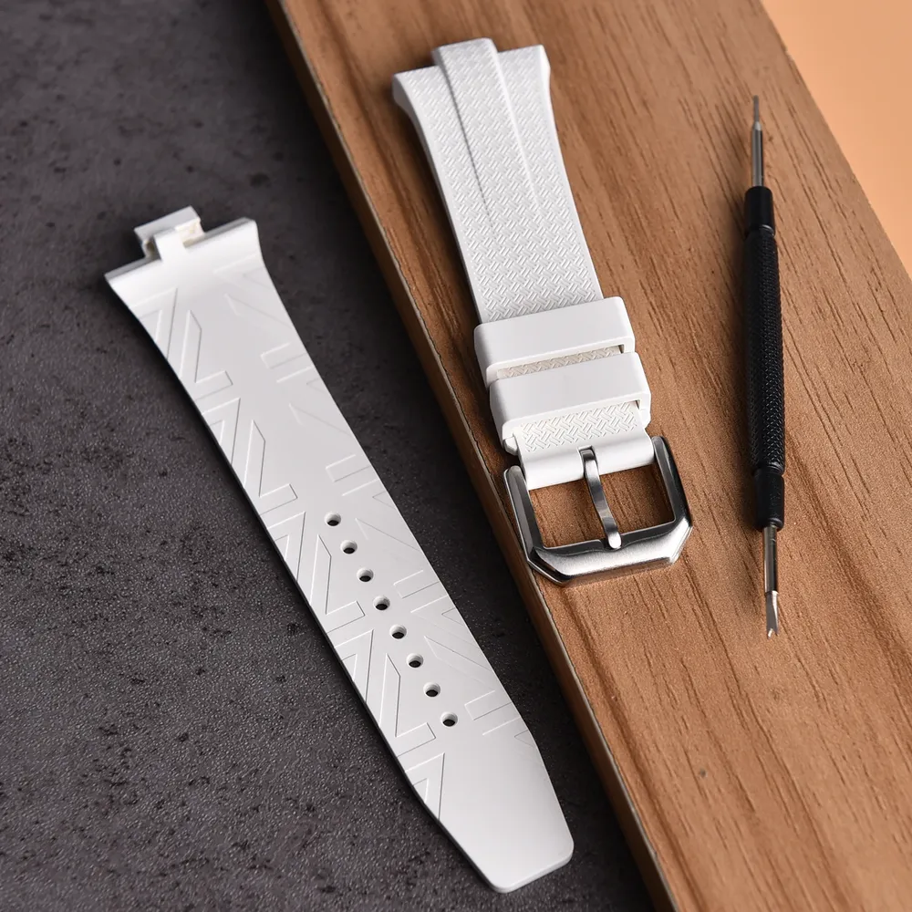 Bracelet montre caoutchouc FKM 22 mm