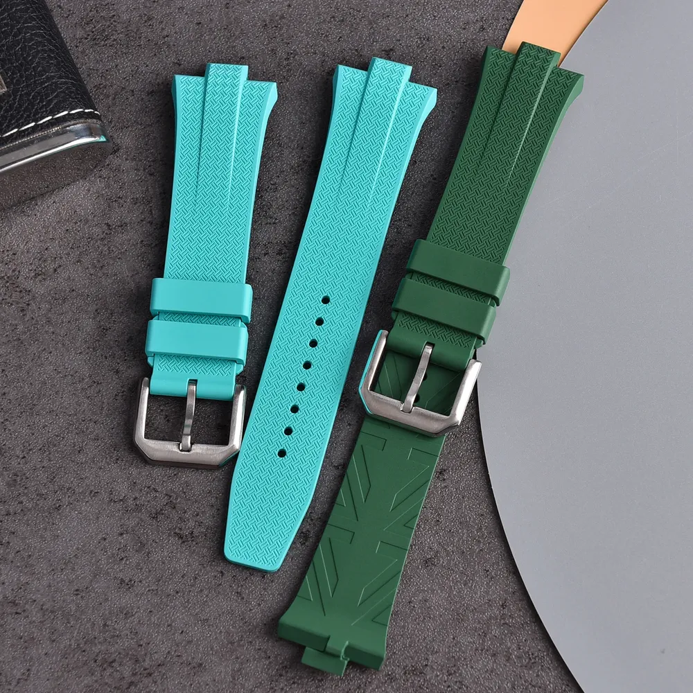 Bracelet montre caoutchouc FKM 22 mm
