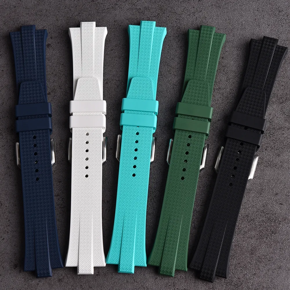 Bracelet montre caoutchouc FKM 22 mm