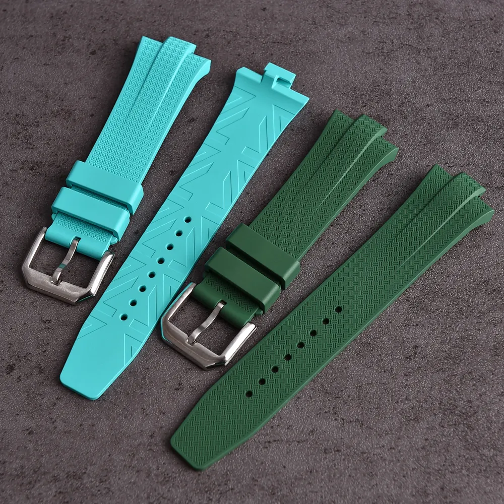 Bracelet montre caoutchouc FKM 22 mm