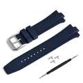 Bracelet montre caoutchouc FKM 22 mm – Couleur du bracelet Navy Blue