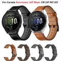 Bracelet montre cuir 20 à 22 mm pour Garmin Forerunner – 1