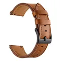 Bracelet montre cuir 20 à 22 mm pour Garmin Forerunner – Couleur du bracelet Brown 2