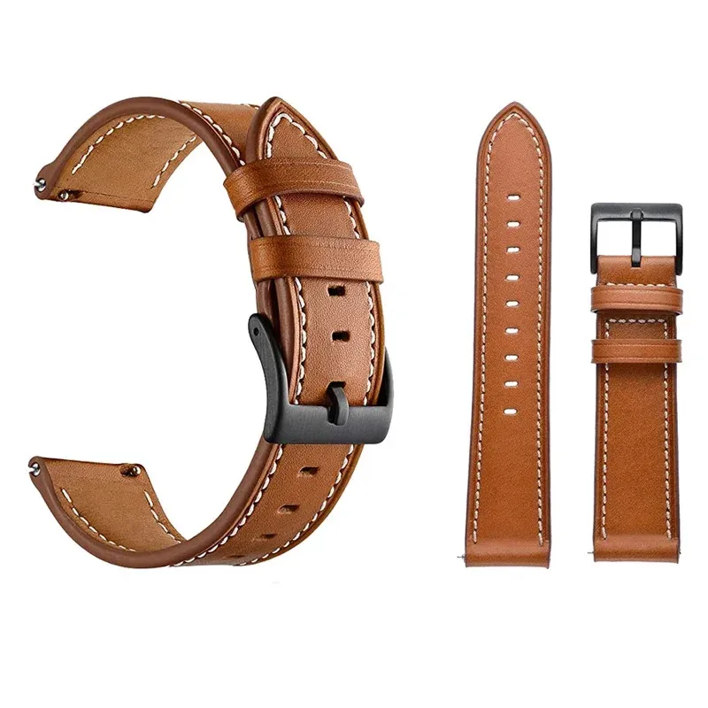 Bracelet montre cuir 20 à 22 mm pour Huawei Watch GT5