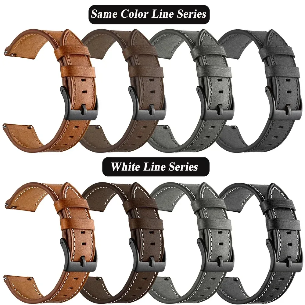 Bracelet montre cuir 20 à 22 mm pour Huawei Watch GT5