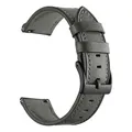 Bracelet montre cuir 20 à 22 mm pour Huawei Watch GT5 – Couleur du bracelet grey