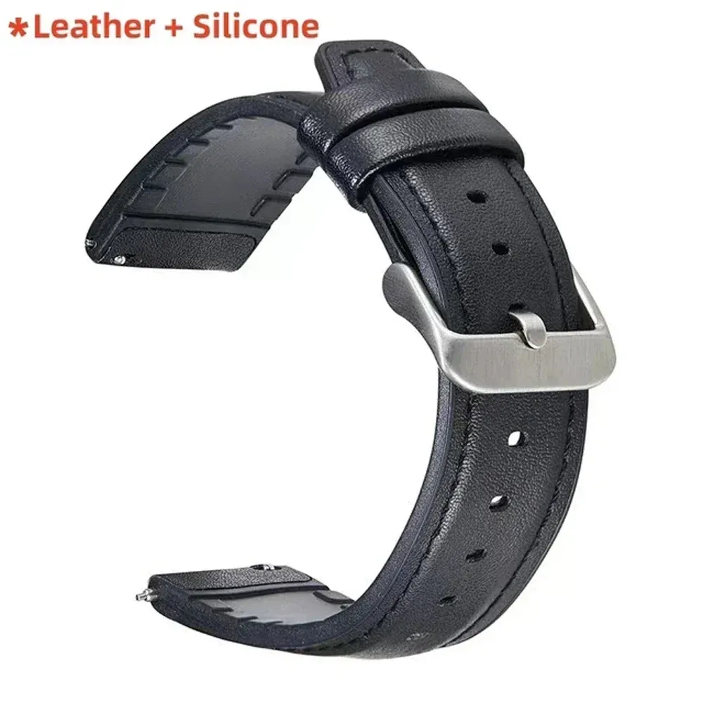 Bracelet montre cuir 22 mm pour Garmin Venu Forerunner