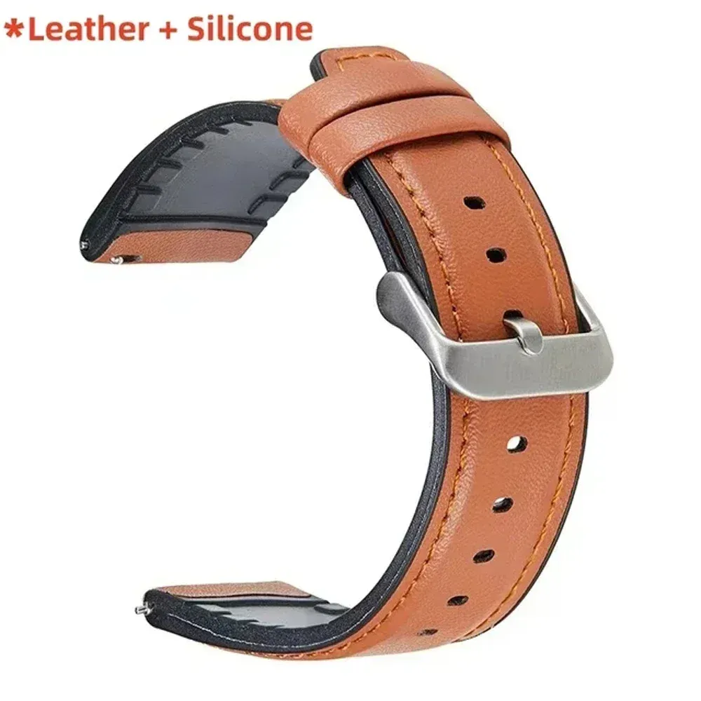 Bracelet montre cuir 22 mm pour Garmin Venu Forerunner