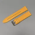Bracelet montre cuir 22 mm pour Garmin Venu Forerunner – Couleur du bracelet style 2 Yellow