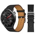 Bracelet montre cuir 22 mm pour Xiaomi Watch Redmi – Couleur du bracelet Black
