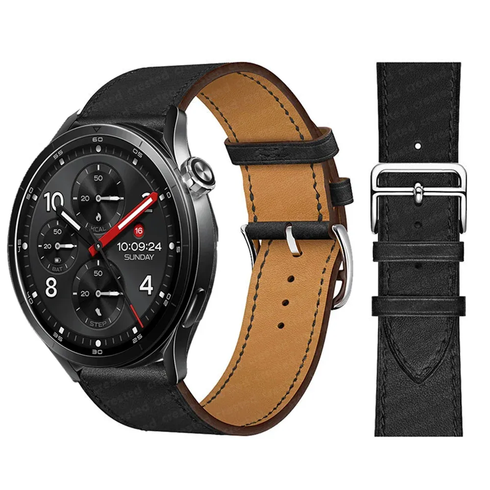 Bracelet montre cuir 22 mm pour Xiaomi Watch Redmi