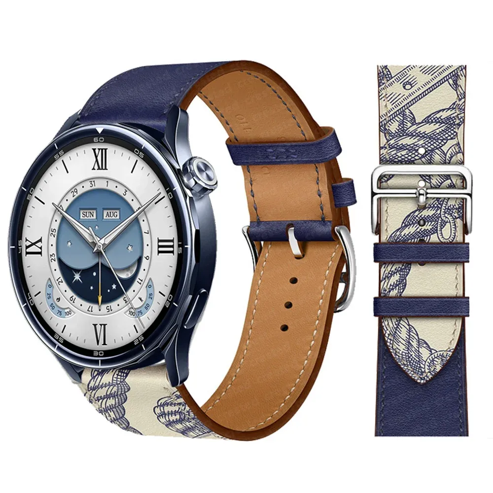 Bracelet montre cuir 22 mm pour Xiaomi Watch Redmi