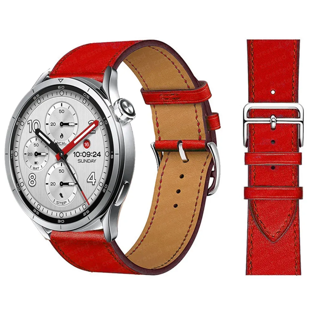Bracelet montre cuir 22 mm pour Xiaomi Watch Redmi