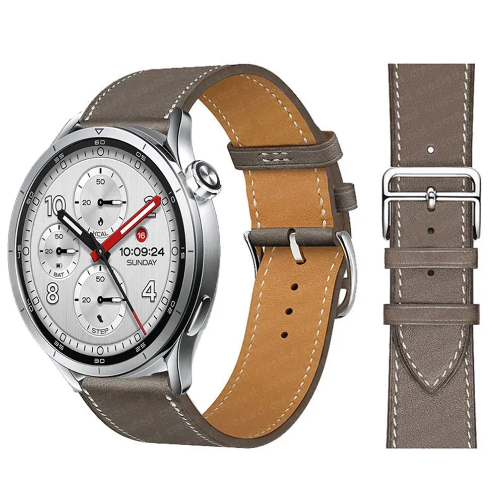 Bracelet montre cuir 22 mm pour Xiaomi Watch Redmi