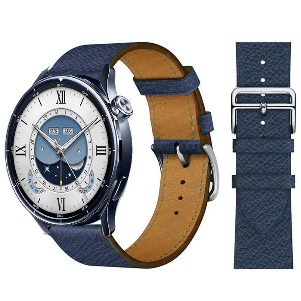 Bracelet montre cuir 22 mm pour Xiaomi Watch Redmi