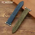 Bracelet montre cuir 38 à 49 mm pour Apple Watch 1 à 10 – 2