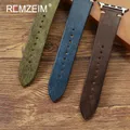 Bracelet montre cuir 38 à 49 mm pour Apple Watch 1 à 10 – 3