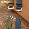 Bracelet montre cuir 38 à 49 mm pour Apple Watch 1 à 10 – 5