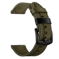 Bracelet montre cuir à dégagement rapide pour Huawei GT5 – Couleur du bracelet green
