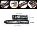 Bracelet montre cuir alligator 12 à 24 mm – 4