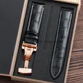 Bracelet montre cuir alligator 12 à 24 mm – Couleur du bracelet BKWH-REGD