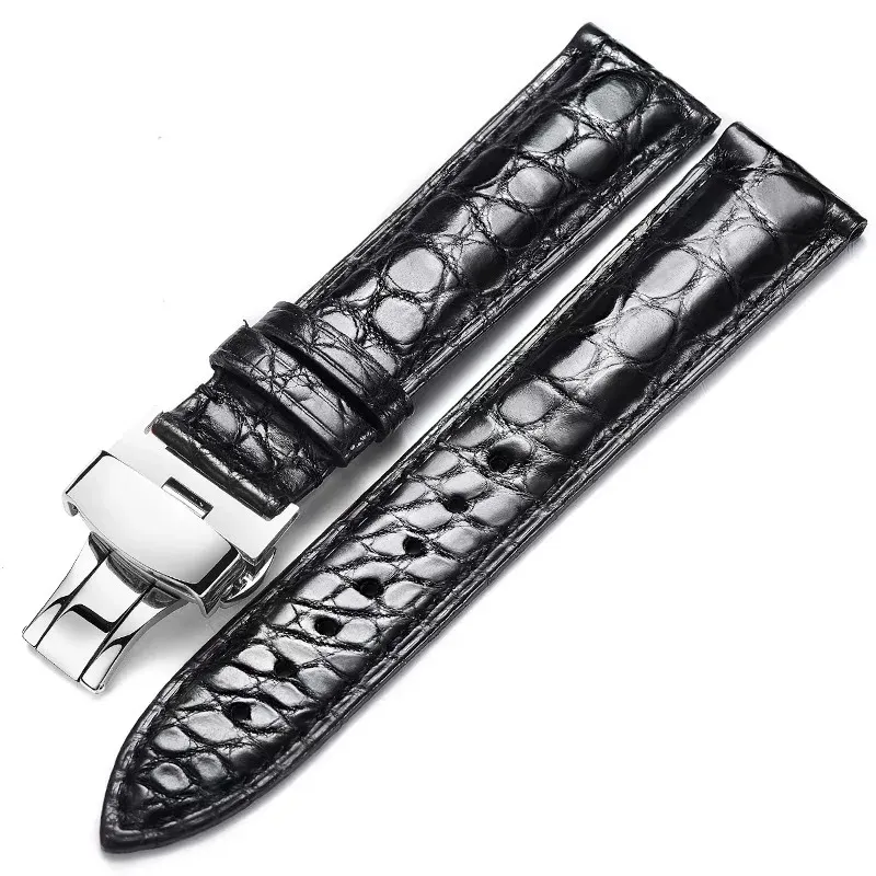 Bracelet montre cuir alligator 12 à 24 mm