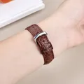 Bracelet montre cuir alligator 16 à 21 mm – 3