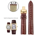 Bracelet montre cuir alligator 16 à 21 mm – Couleur du bracelet A-Brown golden