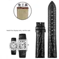 Bracelet montre cuir alligator 16 à 21 mm – Couleur du bracelet Black-no buckle