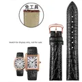 Bracelet montre cuir alligator 16 à 21 mm – Couleur du bracelet Black  rose gold