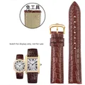 Bracelet montre cuir alligator 16 à 21 mm – Couleur du bracelet Brown golden
