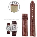Bracelet montre cuir alligator 16 à 21 mm – Couleur du bracelet Brown-no buckle