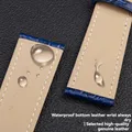 Bracelet montre cuir alligator 18 à 22 mm – 4