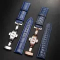 Bracelet montre cuir alligator 18 à 22 mm – 6